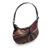 Unia Leather Curved Hobo Bag - Blissfully Brand